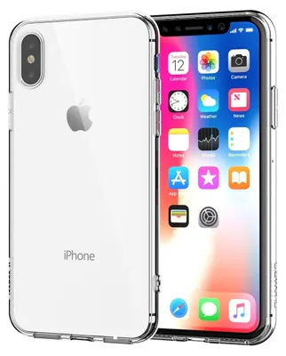 Produktbild von Apple iPhone X Transparent Case Hülle Silikon
