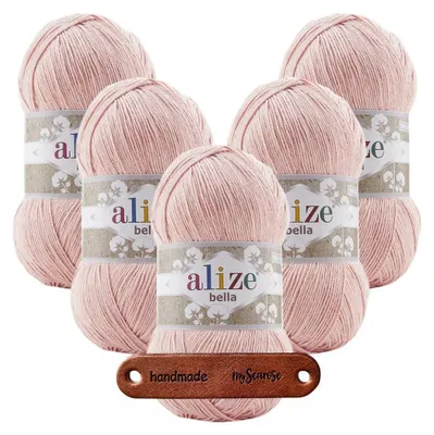 Produktbild von 5 x ALIZE Bella 100 613 Blush mit Label