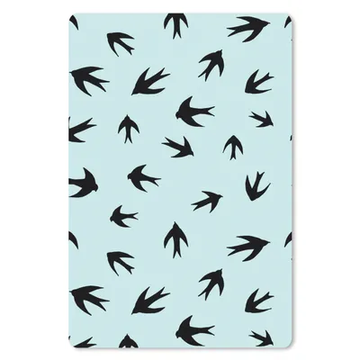 Produktbild von MuchoWow® Mauspad Mousepad Schwalben - Fliegen - Muster 18x27 cm - Mousepads - Maus Mat - Pad - Mausunterlage