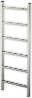 Produktbild von Hailo Schachtleiter 400mm lichte Weite Edelstahl 1.4301 / ASTM 304 mit 11 Sprossen 3,08m
