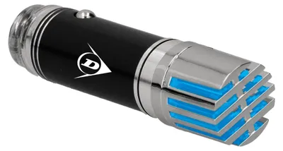 Zdjęcie produktu dla Oczyszczacz powietrza Dunlop samochodowy 12V z niebieską diodą LED, filtrowane i zdrowe powietrze