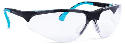 Produktbild von Schutzbrille Terminator Plus, Rahmen schwarz/mint, Scheibe klar, UV 400