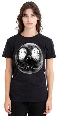 Zdjęcie produktu dla Koszulka damska z motywem "Kraina Mrocznych Marzeń" (The Nightmare Before Christmas) przedstawiająca postać Jacka Skellingtona