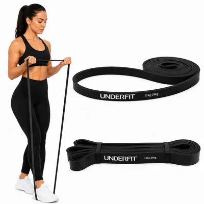 Produktbild von UNDERFIT Power Band Klimmzugband Schwarz 11-29 kg