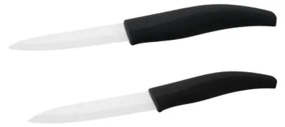 Image de Set de 2 couteaux de cuisine lame en céramique 18 et 24 cm Nirosta