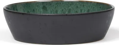 Produktbild von BITZ 821269, Suppenschüssel, Rund, Steingut, Schwarz, Grün, Matt, 1 Person(en)