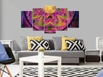 Immagine prodotto di MANDALA ORNAMENTI Quadro di vetro acrilico Quadri di vetro moderni da parete f-A-0612-k-p