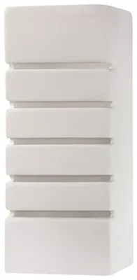 Produktbild von Wandleuchte, UP & Down Keramik, weiß, H 26 cm
