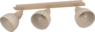 Produktbild von ARRECIFE Spot - L74,5 x B14,5 x H23,5 cm - braun, nickel-matt - 3X28W exkl. - IP20