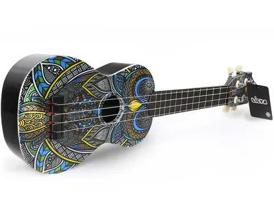 Produktbild von Wunderschöne LILYA Sopran-Ukulele mit 36 cm. Mensur