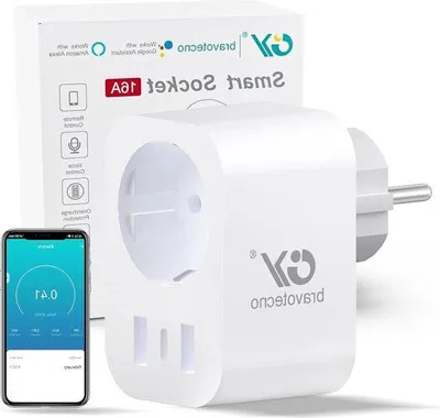 Obrázek produktu pro Inteligentní zásuvka s WiFi, podporou Alexa a Google Home, 2,4 GHz, časovač