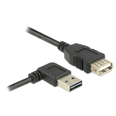 Produktbild von DeLOCK 3m, USB 2.0-A - USB 2.0-A, 3 m, USB A, USB A, USB 2.0, Männlich/Weiblich, Schwarz