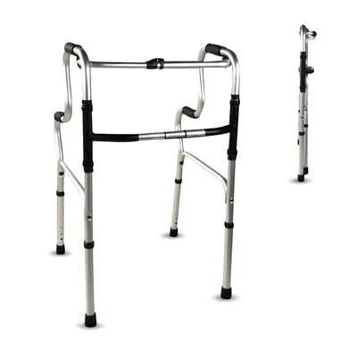 Immagine prodotto di Ausilio per la deambulazione Telaio per la deambulazione Mobiclinic Pórtico regolabile in altezza 2 altezze Ausilio per la deambulazione leggera per anziani In alluminio Antiscivolo Fino a 100 kg Argento