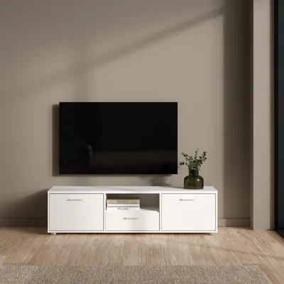 Obrázok produktu pre Mediálny lowboard / TV nábytok čierny matný