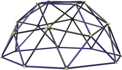 Produktbild von vidaXL Kletter Dome Blau Stahl
