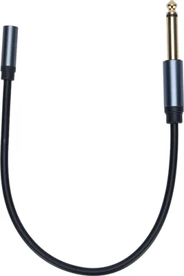 Obrázek produktu pro kabel adaptéru 1/4 na 3,5 mm pro sluchátka, mono, 6,35 mm konektor, 1/8 zásuvka, stereo jack konektor