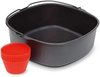 Produktbild von Philips HD9925/01 Back-Kit für Airfryer Turbostar mit 0,8kg Fassungsvolumen (Backform und 7 Silikon-Muffinförmchen)