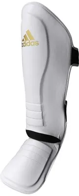 Image de protège-tibias adidas Speed Thai Shin-n-Step blanc/or-M