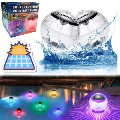 Produktbild von Phenom - Schwimmbadlampe Solarenergie - Solar Discolampe - Unterwasserbeleuchtung - Schwimmbad - Jacuzzi