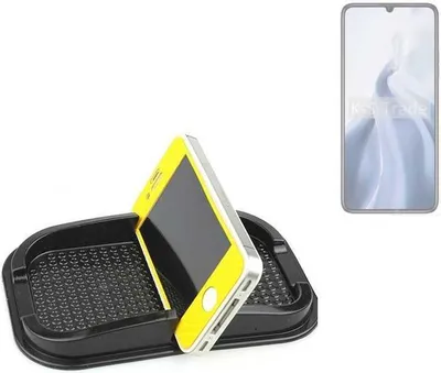 Produktbild von K-S-Trade Auto Anti Rutsch Matte Smartphone-Halter kompatibel mit Oukitel C51 Haft Pad Armaturenbrett Handy-Halterung Silikon
