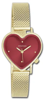 Immagine prodotto di Orologio da polso da uomo OOZOO, collezione Timepieces, cinturino in metallo dorato, movimento al quarzo, quadrante analogico, modello D3UOC11453