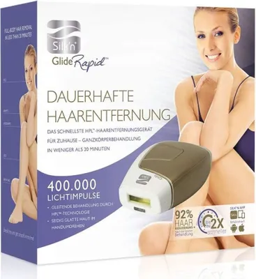 Produktbild von Silk’n Glide Rapid, Dauerhafte Haarentfernungsgerät, Laser, IPL