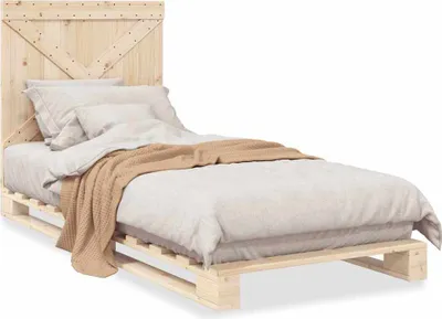 Obrázok produktu pre vidaXL Posteľ z masívneho dreva s čelom 90x200 cm Borovica