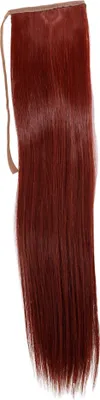 Produktbild von WIG ME UP Haarteil Rot, glatt, Bändchen, YZF-TS18-35
