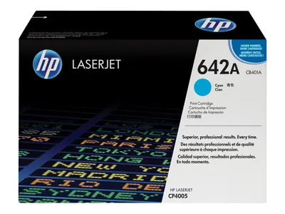 Produktbild von HP 642A - Cyan - original - LaserJet - Tonerpatrone (CB401A)