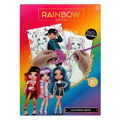 Produktbild von Regenbogen High Malbuch â€" 150 Sticker Kleurboek