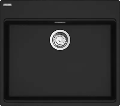 Produktbild von Franke Maris MRG 610-60 C Einbauspüle Black Matt Fragranite, Unterschrank ab 70 cm, Handbetätigung - INKL.