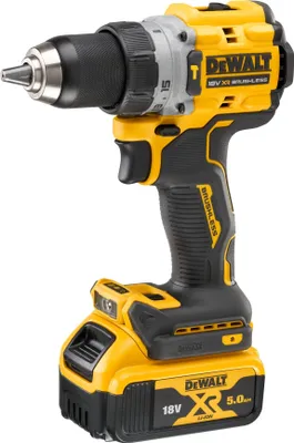 Image de Perceuse-visseuse à percussion compacte 18V DEWALT DCD805P2T-QW avec coffret et 2 batteries 5,0 Ah