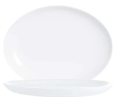 Produktbild von Evolutions White Platte oval 33x25cm - 6 Stück