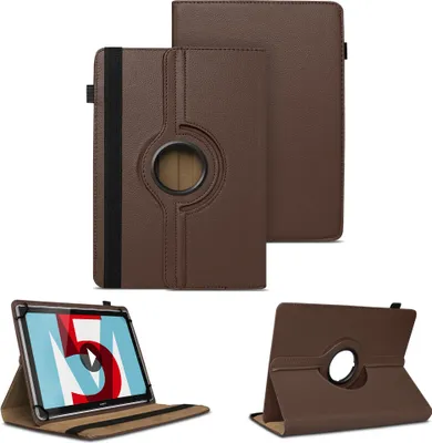 Produktbild von Tablet Tasche für XGODY P60 / P60 Pro Hülle Schutzhülle Cover 360 Drehbar CaseFarben:Braun