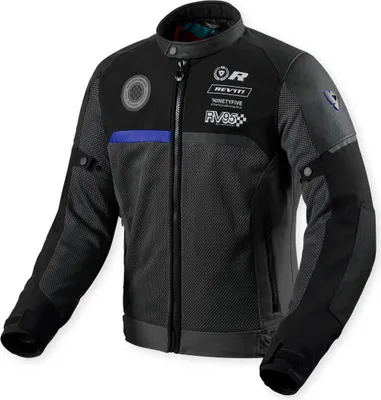 Immagine prodotto di Giacca da moto in tessuto Revit Swiftblade, nero/blu, M