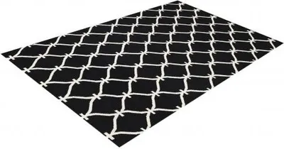 Productafbeelding van Kelim tapijt Belinda, zwart (155x240 cm)
