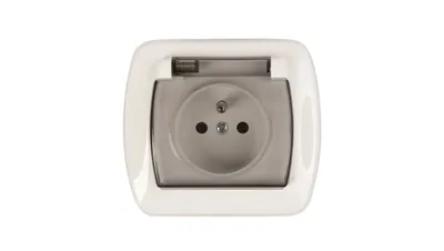 Obrázek produktu pro Kontakt-Simon AGZ1BE/11A, Bílá, Plast, IP44, 250 V, 92 mm, 41,5 mm