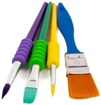 Immagine prodotto di Pennelli artistici, set da 4 pezzi - Fandy