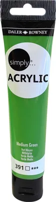 Productafbeelding van Daler-Rowney Simply Acrylverf, 75 ml, Middengroen