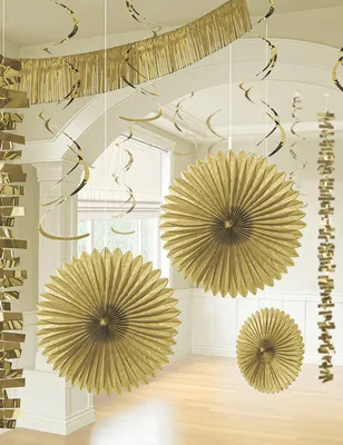 Produktbild von Amscan 241700-19-55, Folie, Papier, Gold, 6 Stück(e)
