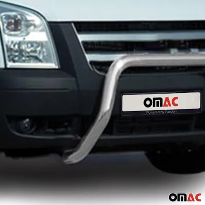 Produktbild von Frontbügel Frontschutzbügel für Ford Transit 2006-2012 mit ABE Silber Rammschutz