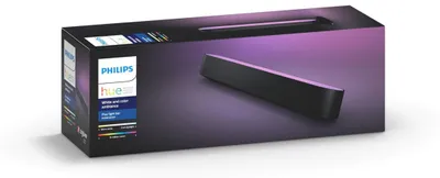 Obrázok produktu pre Philips Hue White and colour ambience 7820330P7, Inteligentná stolová lampa, Bluetooth/Zigbee, Čierna, Integrovaná LED, Syntetika, Žiarovky bez možnosti výmeny