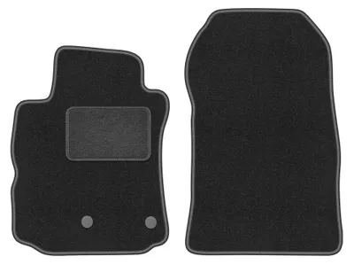 Immagine prodotto di Tappetini anteriori in moquette per Renault Modus 2004-2012 (monovolume) – 2 pezzi, grigio grafite, su misura – Wielganizator LUX