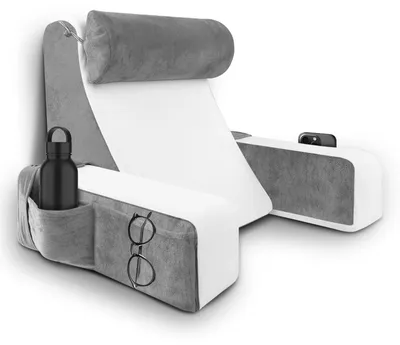Produktbild von Lesekissen für Bett und Sofa mit Nackenrolle und Armlehnen