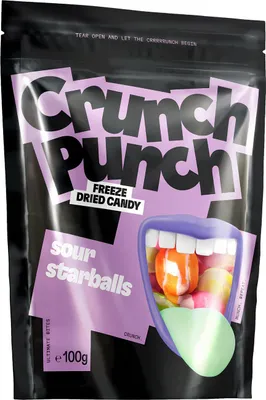 Produktbild von Crunch Punch Sour Starballs (15 x 100g)
