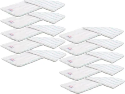 Image de 10 x balais à franges PREMIUM pour sols en microfibres 40 cm