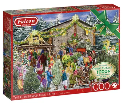 Produktbild von The Christmas Tree Farm - 2x 1000 Teile