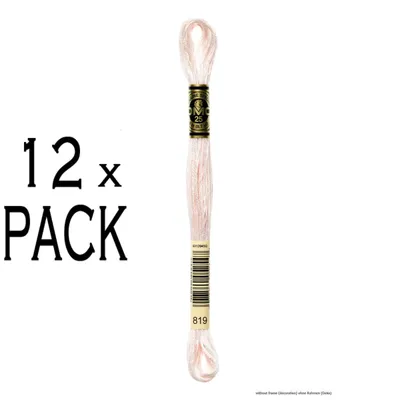 Productafbeelding van 12 bollen DMC Stickgaren Mouline Special 117MC - 819, 6-strengs, 8 meter, verpakkingseenheid
