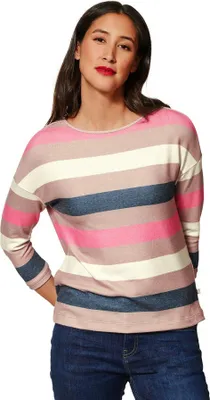 Produktbild von 29591 Street One, ,  Damen Pullover, Feinstrick, multicolor gestreift, 44