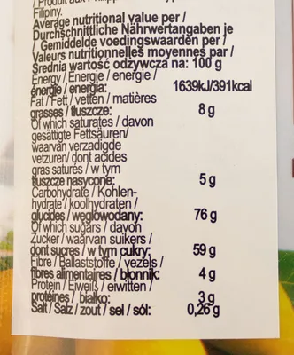 Produktbild von Philippine Brand- getrocknete kandierte Mango mit Schokolade überzogen 65g